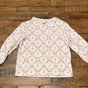 Hollister Sleep Always Cozy Shirt and Pants Set - Cream and Pink Floral